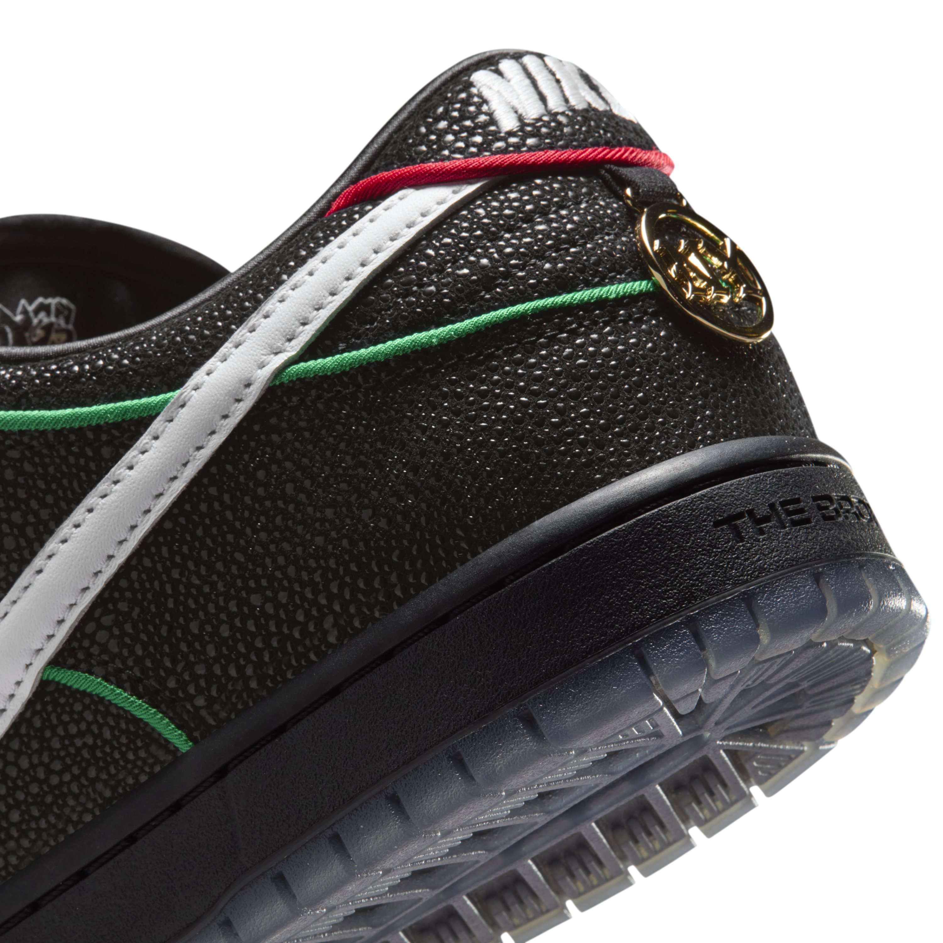 Nike SB X Bronx Skate Girls Dunk Low Schuh Schwarz Bild 4