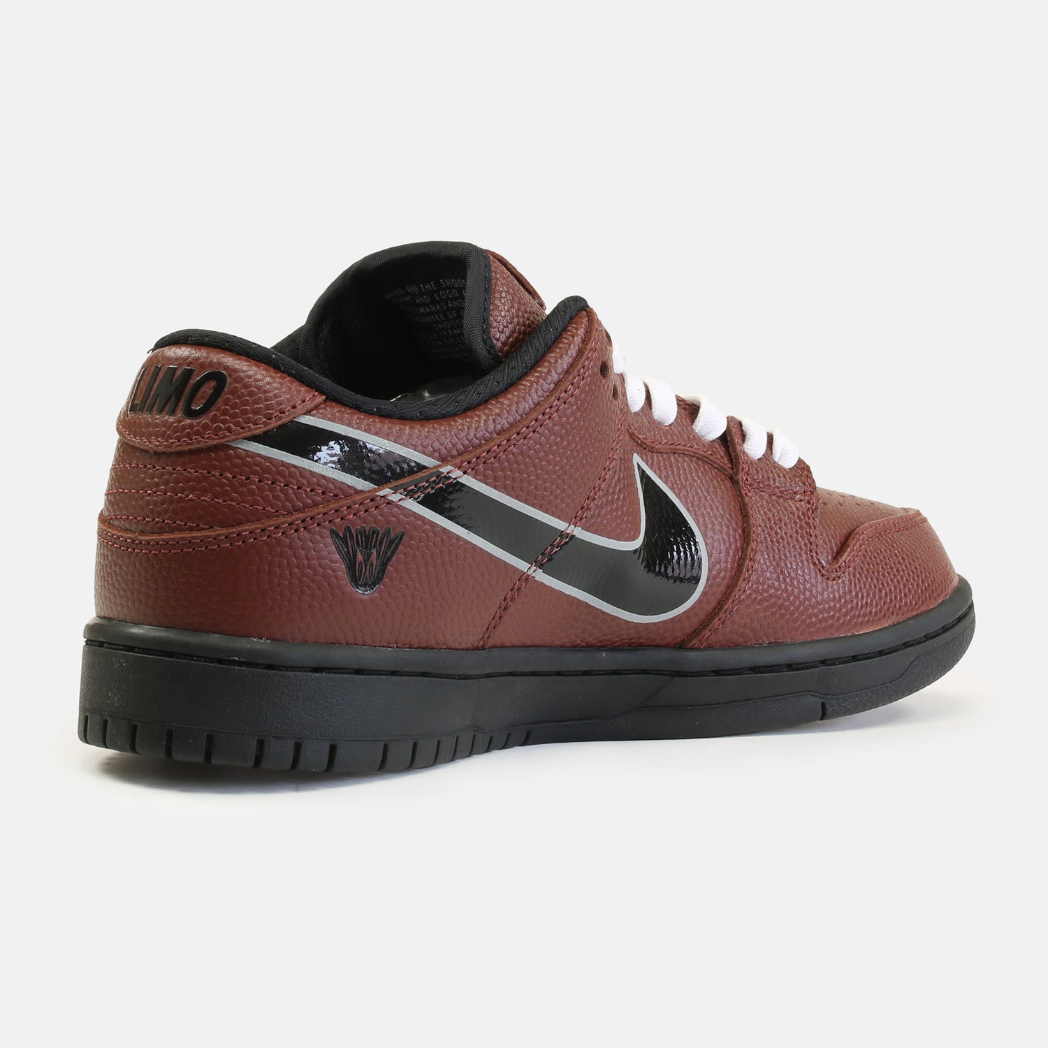 Nike SB x Limosine Skateboards Dunk Low Pro QS - Dark Pony Rot Bild 3