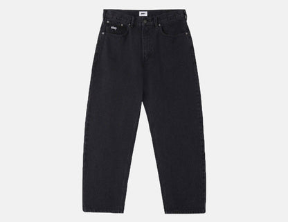 Obey Bigwig Denim Baggy Pant - Faded Black - Blowout Skateshop