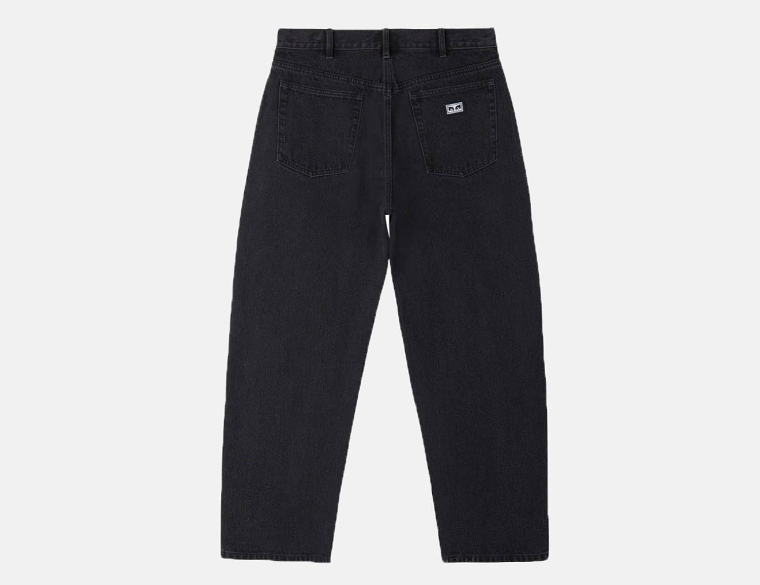 Obey Bigwig Denim Baggy Pant - Faded Black - Blowout Skateshop