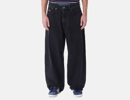 Obey Bigwig Denim Baggy Pant - Faded Black - Blowout Skateshop