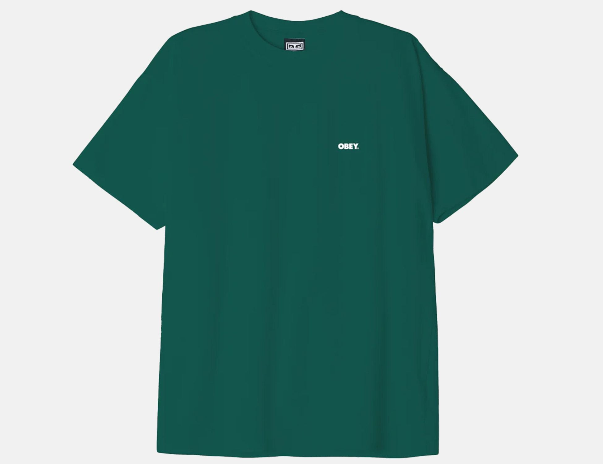 Obey Bold 3 T-Shirt - Adventure Green - Blowout Skateshop