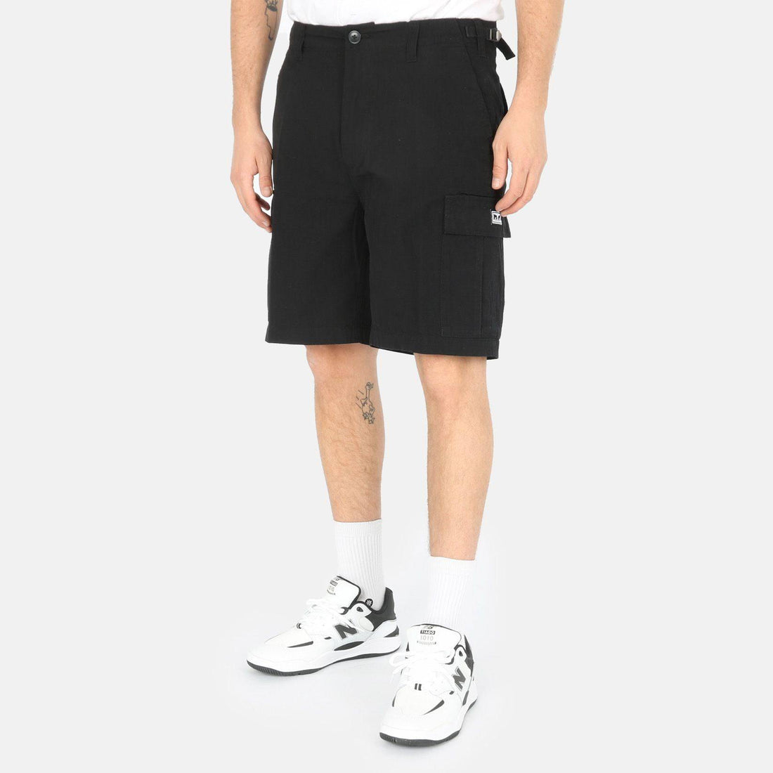 Obey Classic Cargo Short - Black - Blowout Skateshop