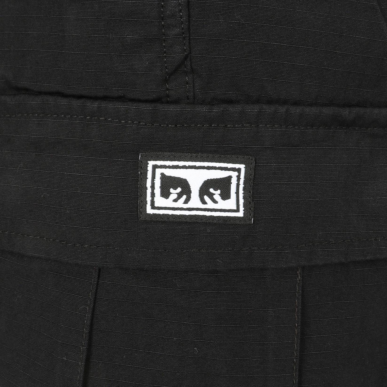 Obey Classic Cargo Short - Black - Blowout Skateshop