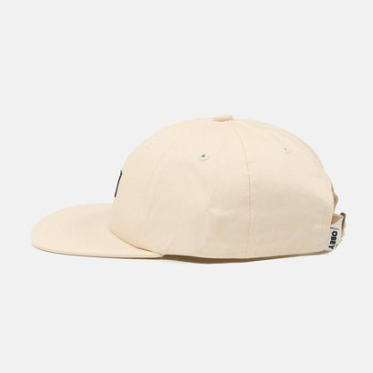 Obey Icon Eyes 6 Panel Cap II - Unbleached - Blowout Skateshop