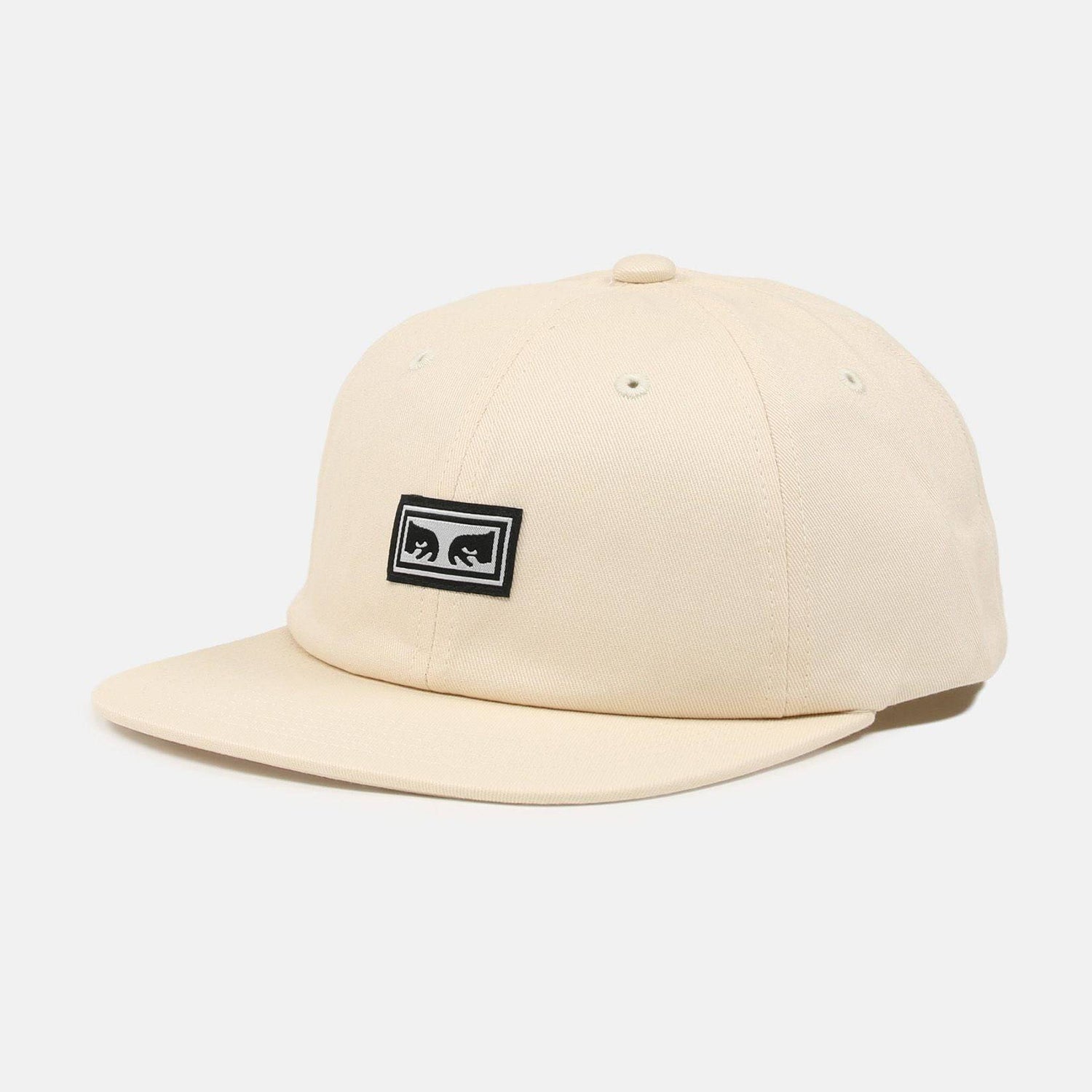 Obey Icon Eyes 6 Panel Cap II - Unbleached - Blowout Skateshop