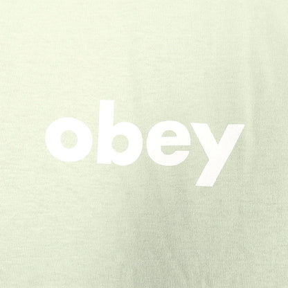 Obey Lower Case 2 T-Shirt - Cucumber - Blowout Skateshop