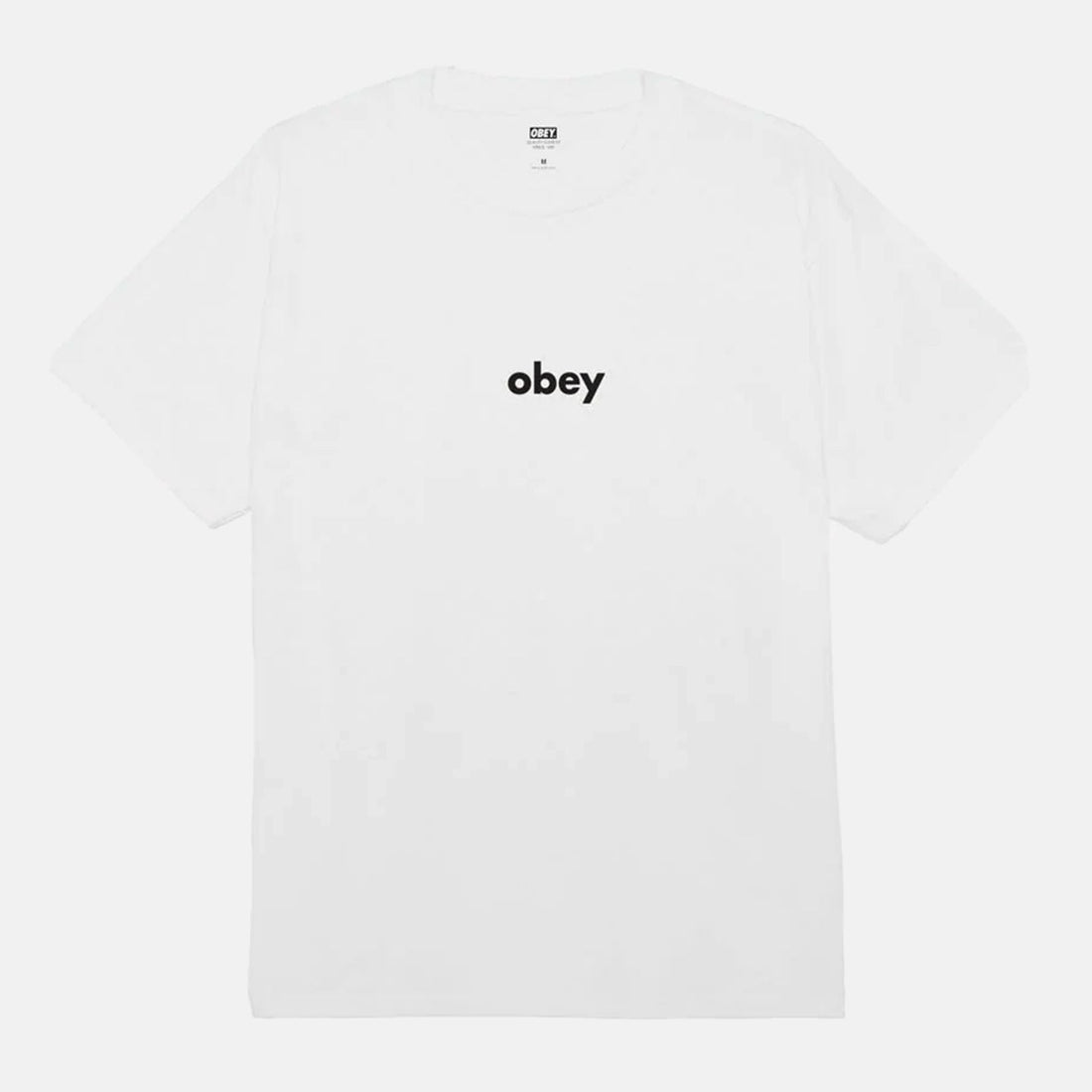 Obey Lower Case 2 T-Shirt - White - Blowout Skateshop