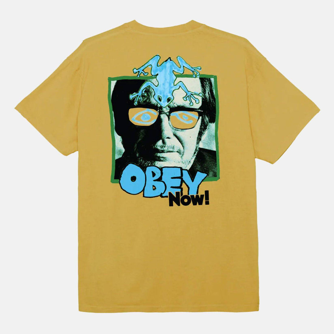 Obey NOW T-Shirt - Pigment Sunflower - Blowout Skateshop