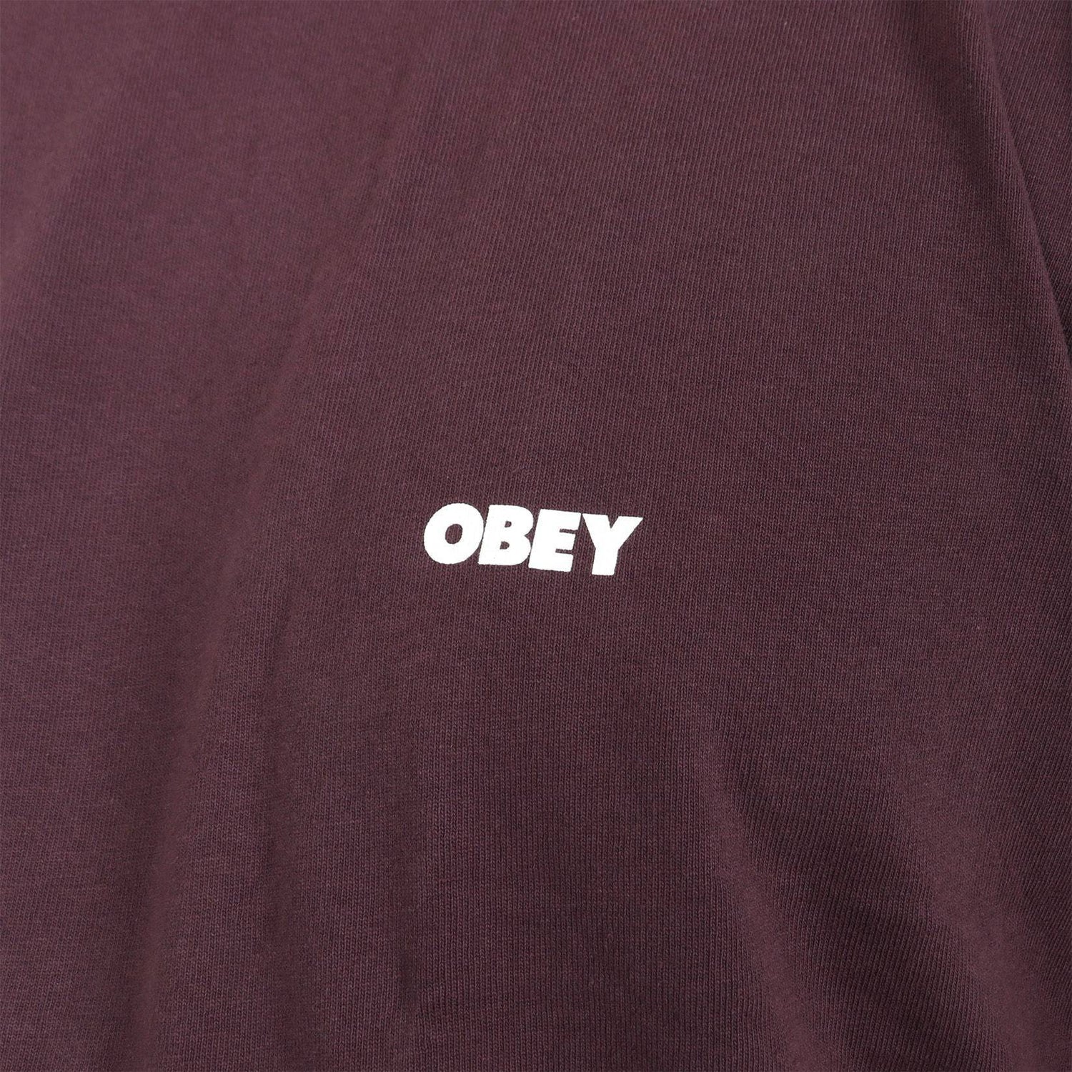 Obey Obey Bold Icon Heavywheight T-Shirt - Plum Perfect - Blowout Skateshop