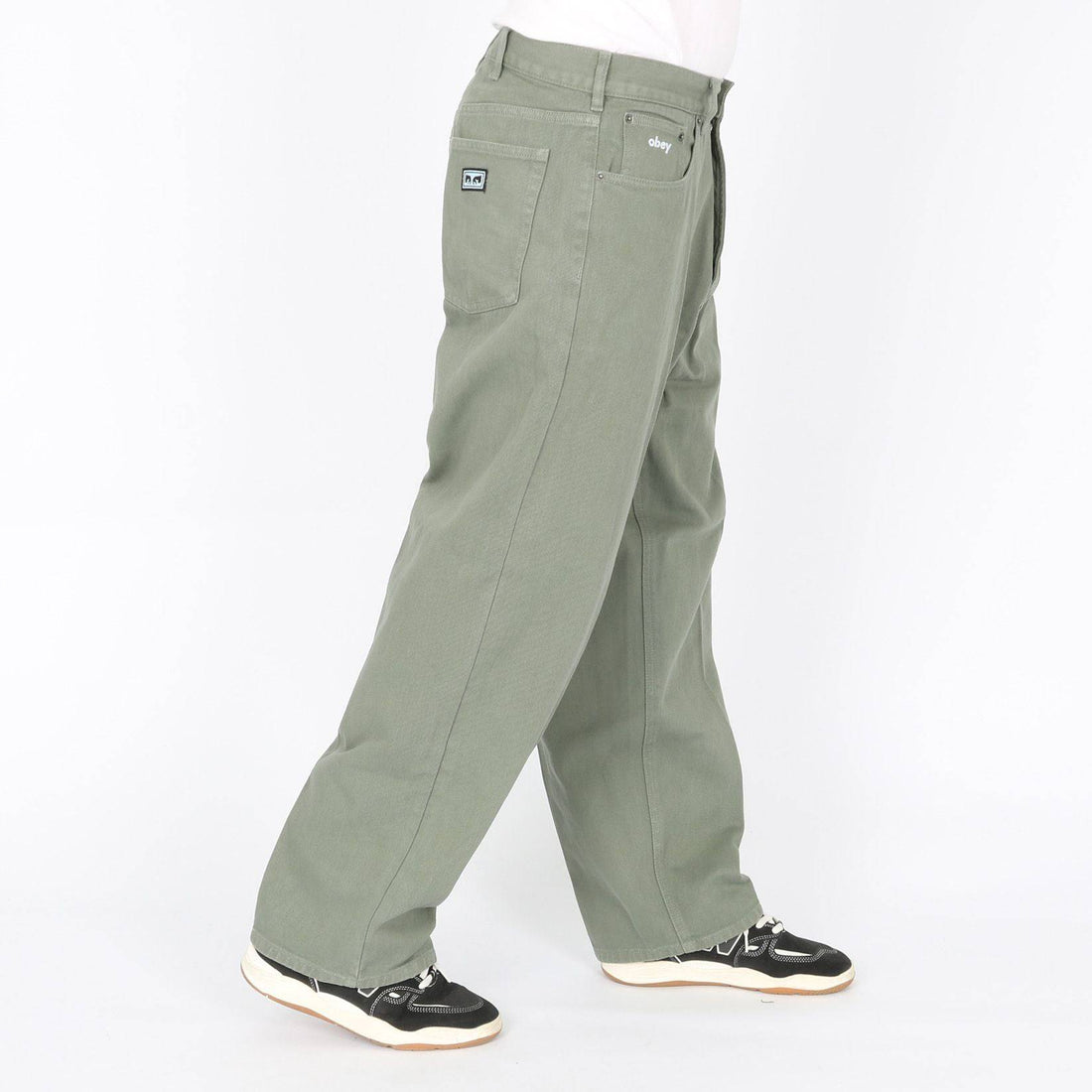 Obey Bigwig Baggy Denim Pants - Laurel Wreath Mehrfarbig Bild 2