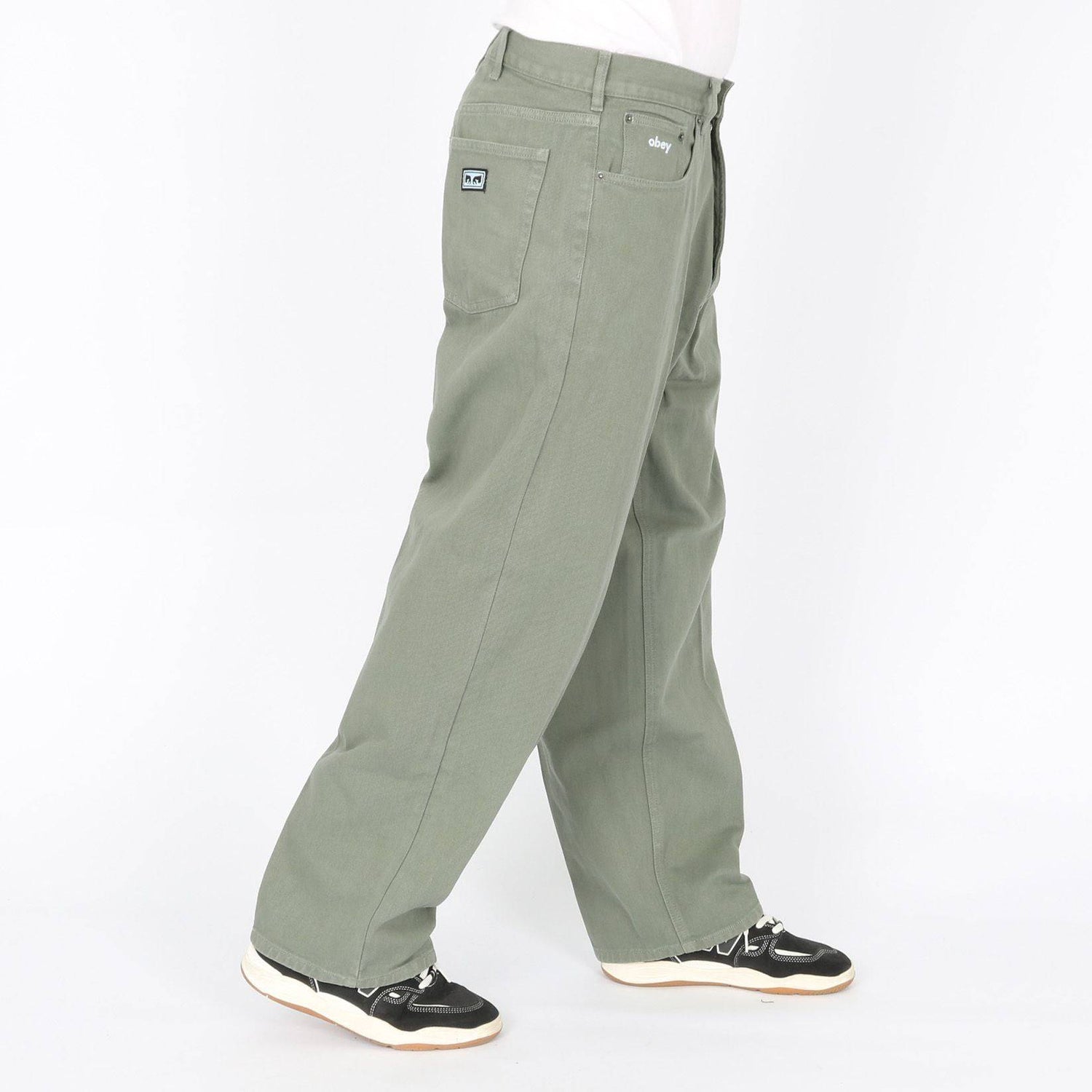 Obey Bigwig Baggy Denim Pants - Laurel Wreath Mehrfarbig Bild 2