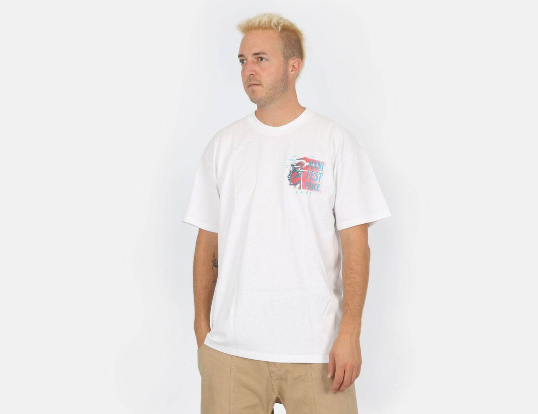 Obey Manifest Peace T-Shirt - White Weiß Bild 2