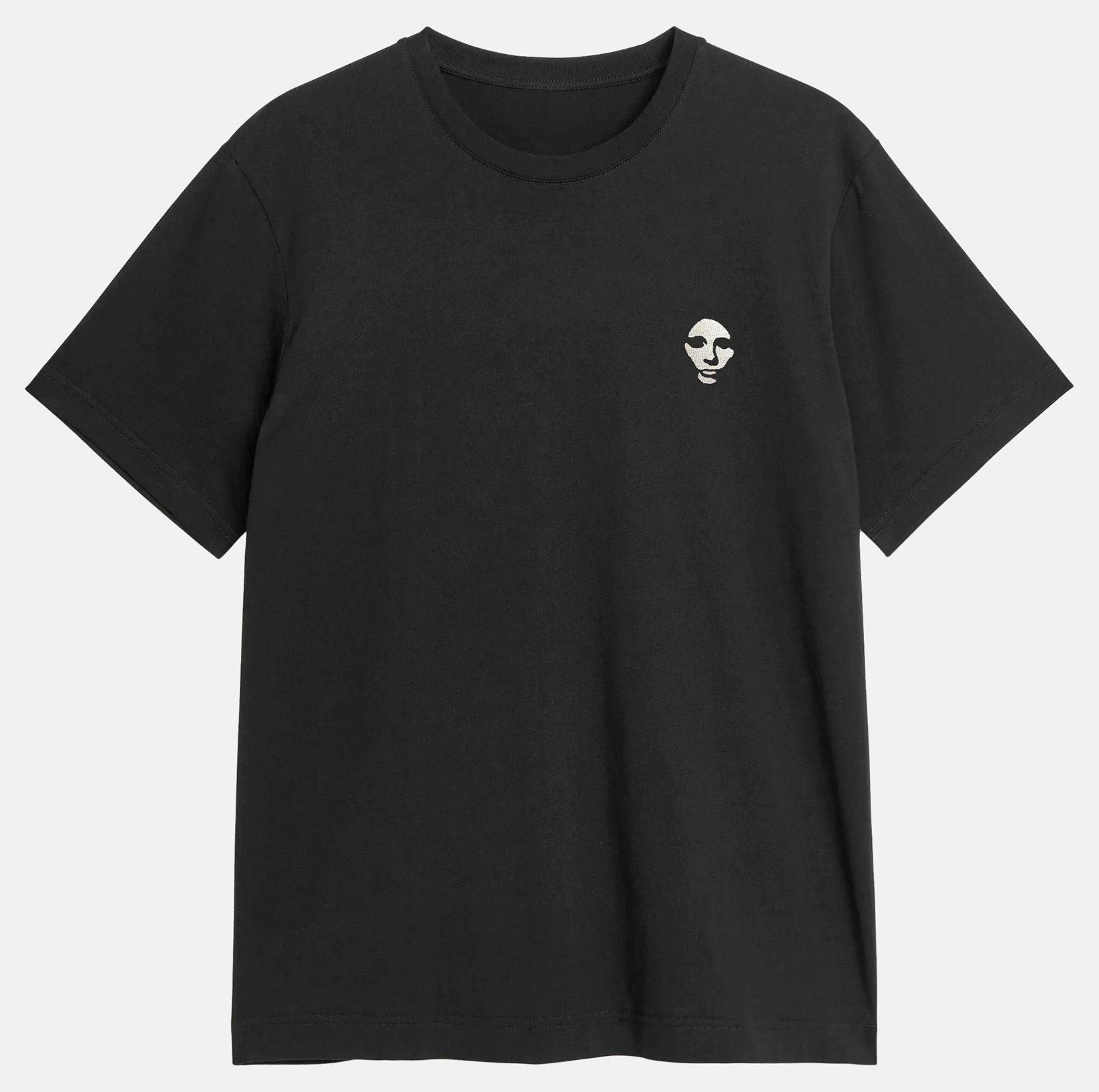 Opera Mask Emblem Premium T-Shirt - Black - Blowout Skateshop