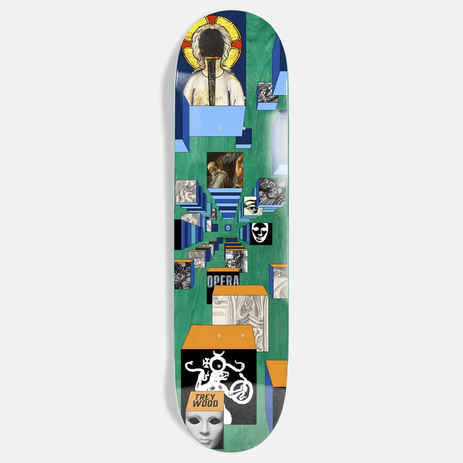 Opera Trey Wood Dimensional EX7 8.25&quot; Deck - Blowout Skateshop