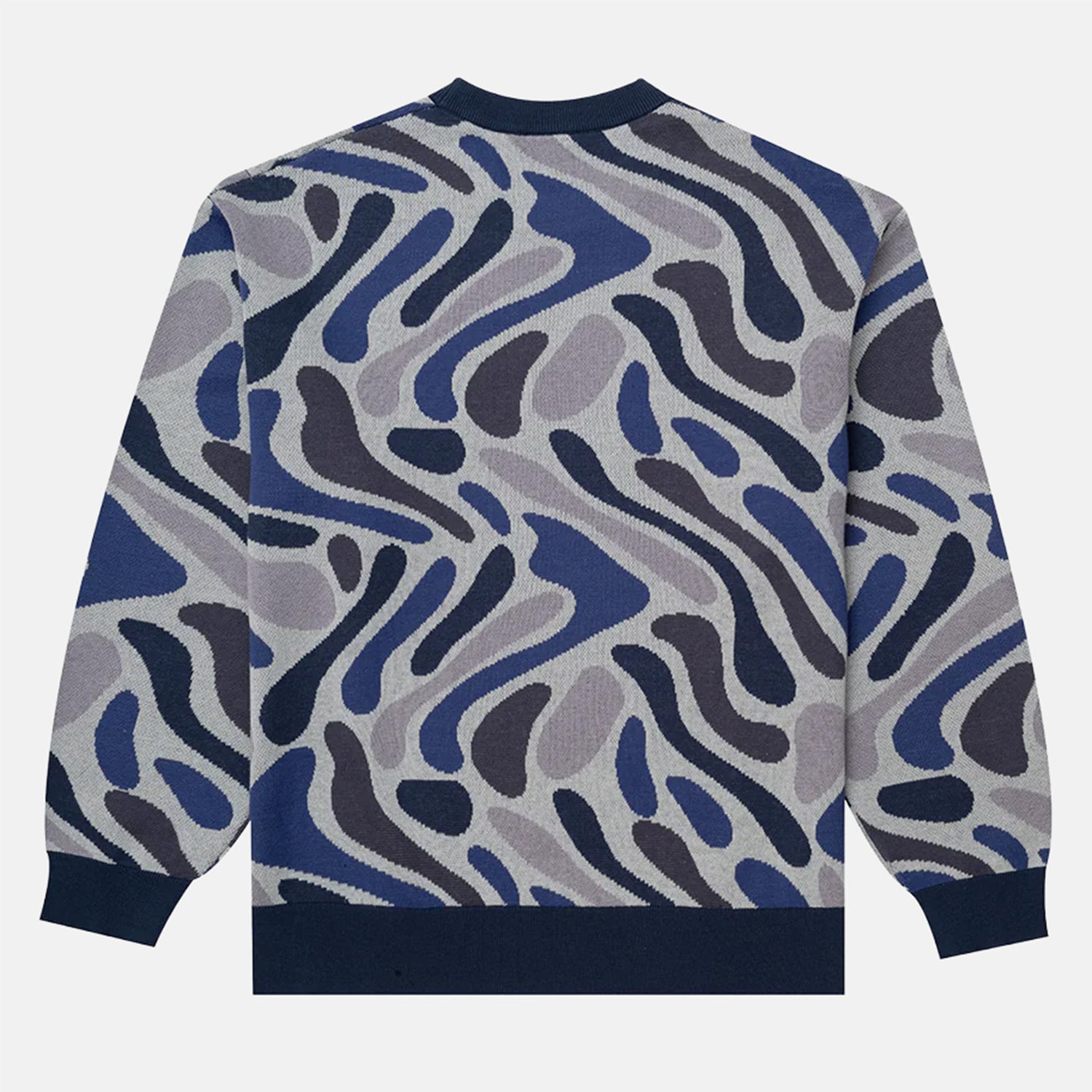 Parlez Blend Camo Knit - Midnight Camo Blau Bild 2