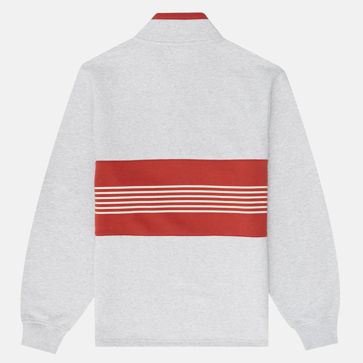 Parlez Outfield Half Button Crew - Heather Grau Bild 2