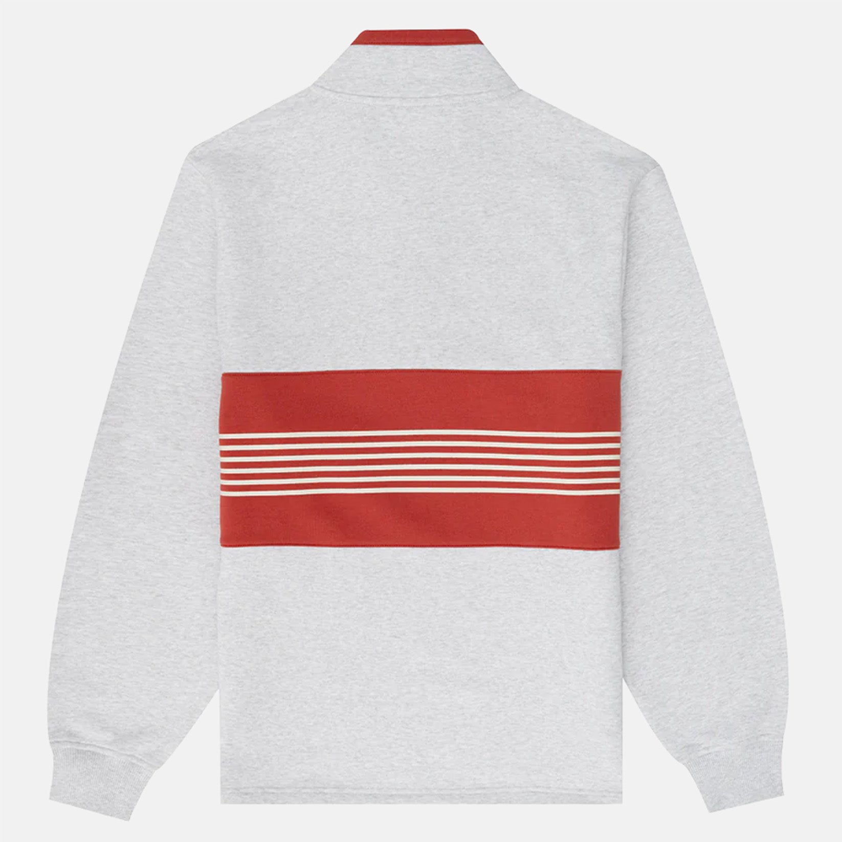 Parlez Outfield Half Button Crew - Heather Grau Bild 2