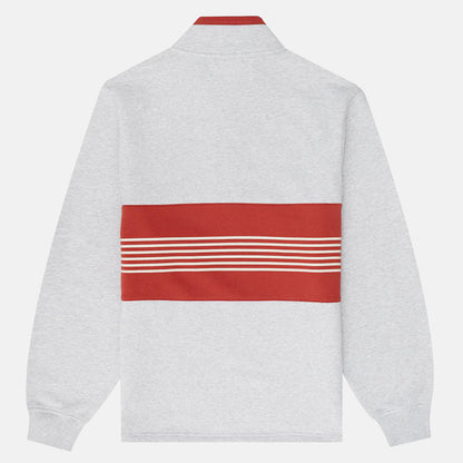 Parlez Outfield Half Button Crew - Heather Grau Bild 2