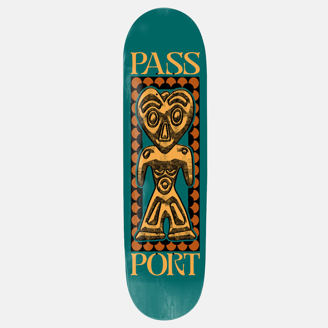 Pass~Port Dogu Series Heart Head 8.5&quot; Deck Mehrfarbig Bild 1