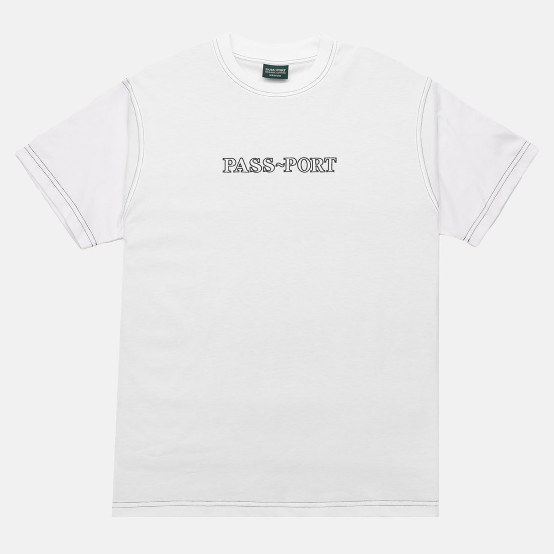 Pass~Port Official Organic T-Shirt - White Weiß Bild 1