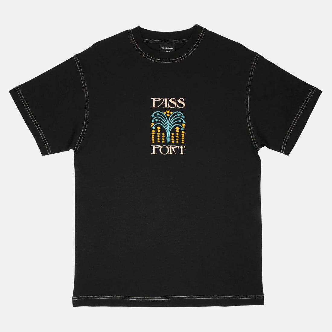 Pass~Port Roman Candle T-Shirt - Black Schwarz Bild 1