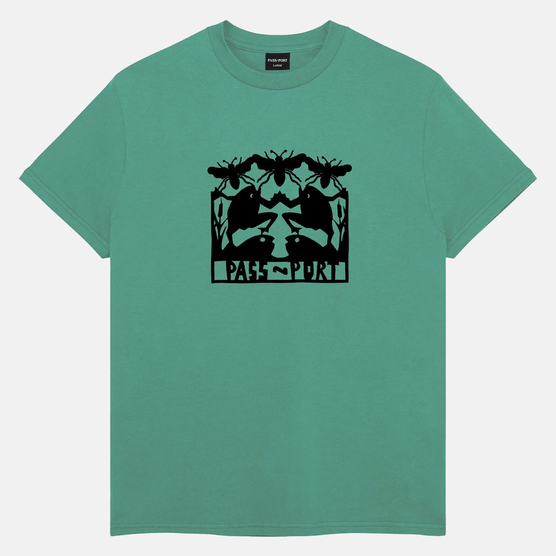 Pass~Port Scissorcraft T-Shirt - Teal Blau Bild 1