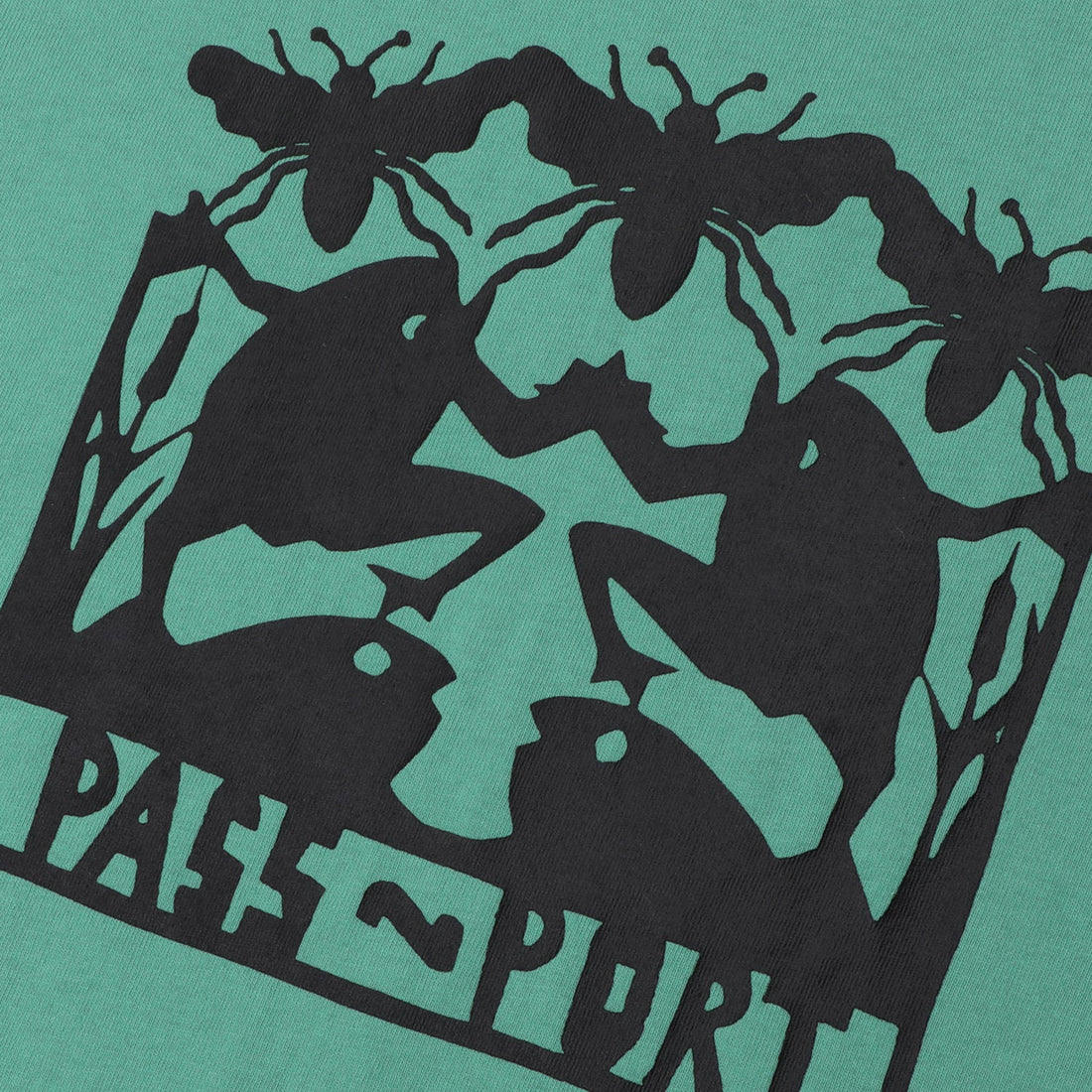 Pass~Port Scissorcraft T-Shirt - Teal Blau Bild 2