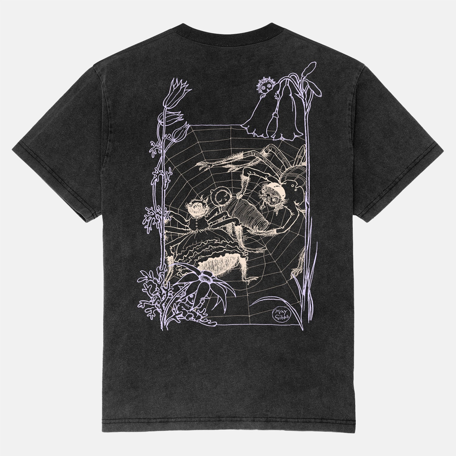 Pass~Port Webbed Bed T-Shirt - Acid Black Schwarz Bild 1