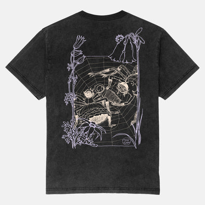 Pass~Port Webbed Bed T-Shirt - Acid Black Schwarz Bild 1