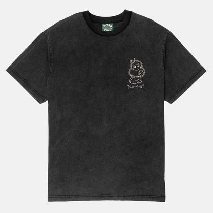 Pass~Port Webbed Bed T-Shirt - Acid Black Schwarz Bild 2