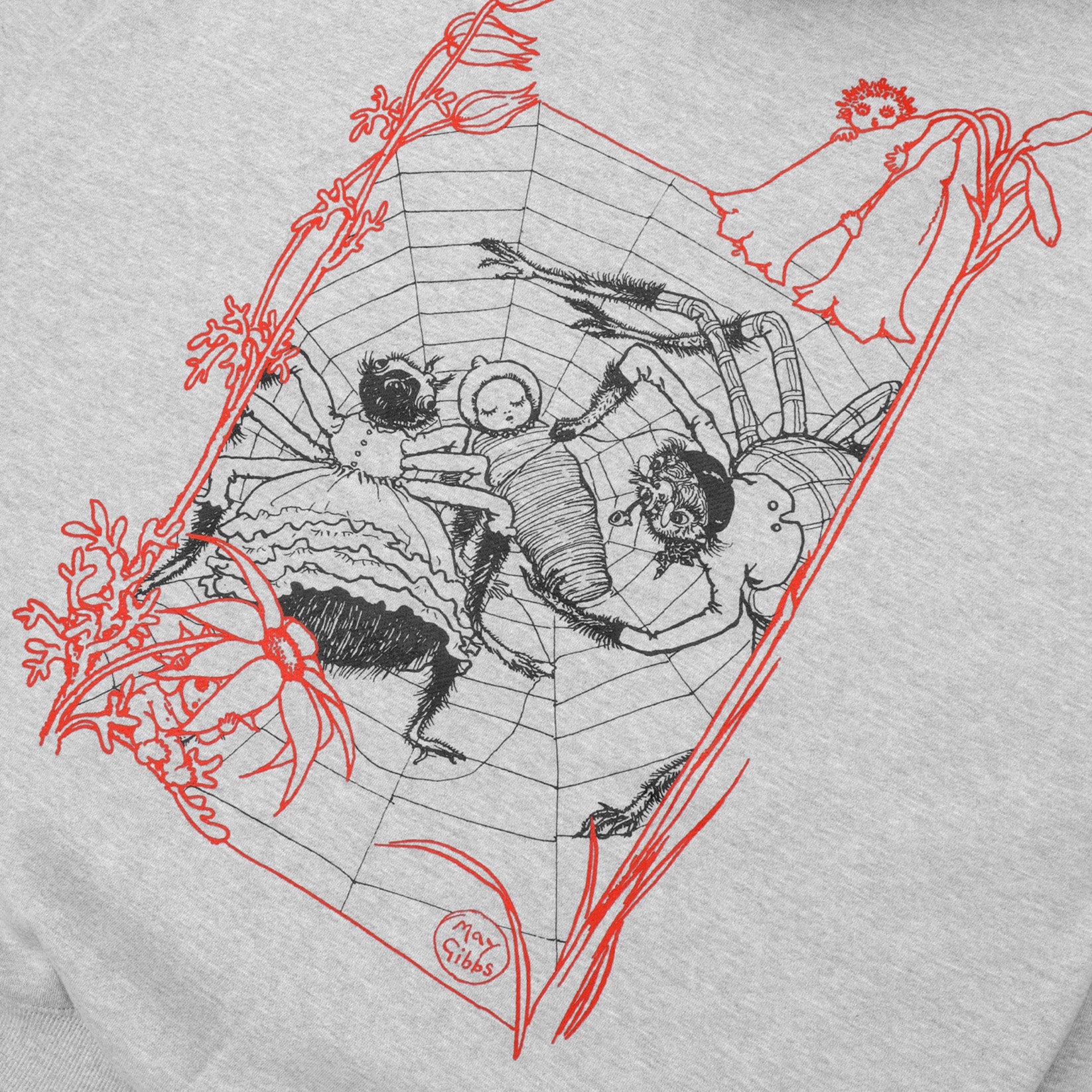 Pass~Port Webbed Bed Zip-Hoodie - Ash Grau Bild 3