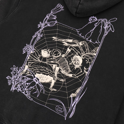 Pass~Port Webbed Bed Zip-Hoodie - Black Schwarz Bild 3