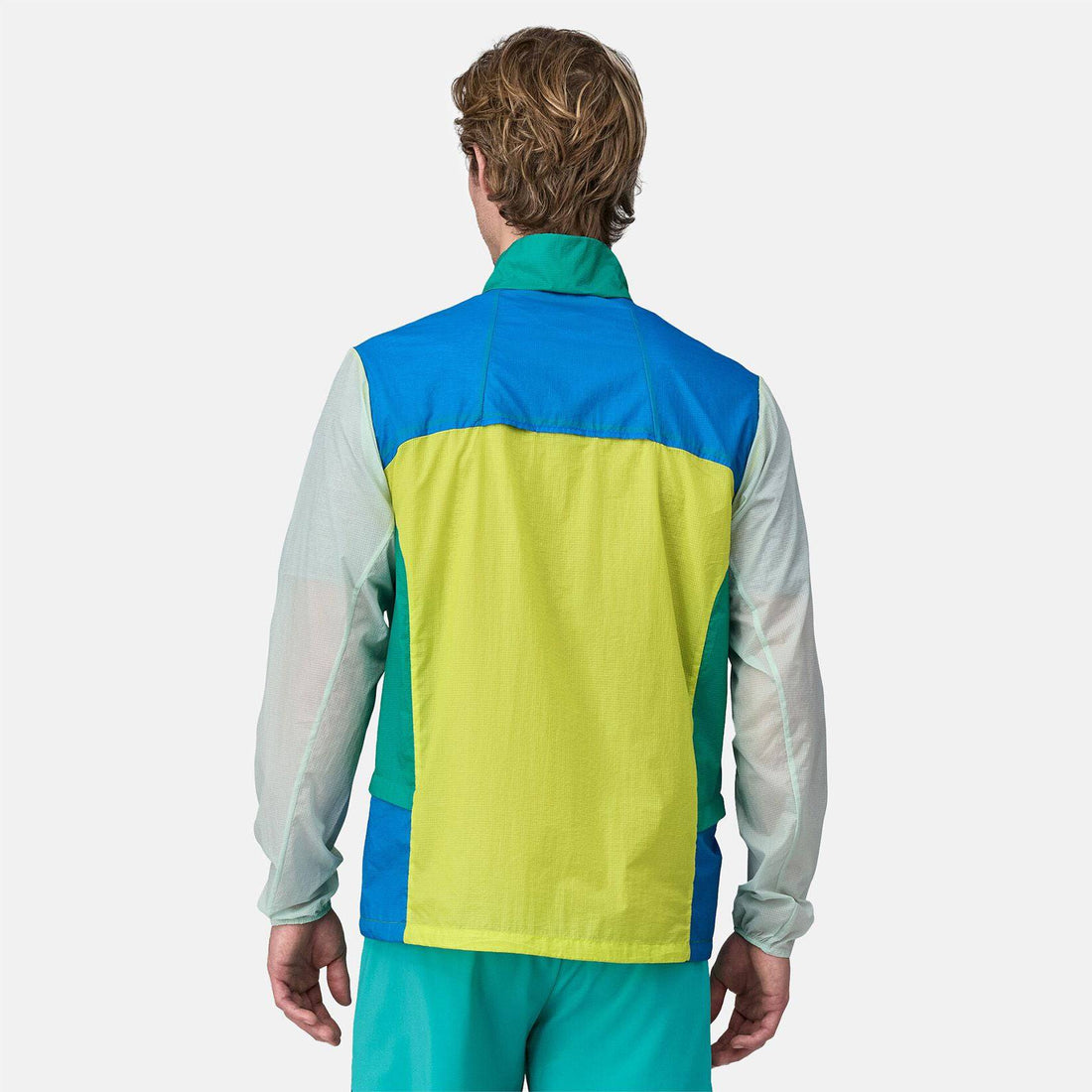 Patagonia Houdini Stash 1/2 Zip Jacke - Phosphorus Green Grün Bild 2
