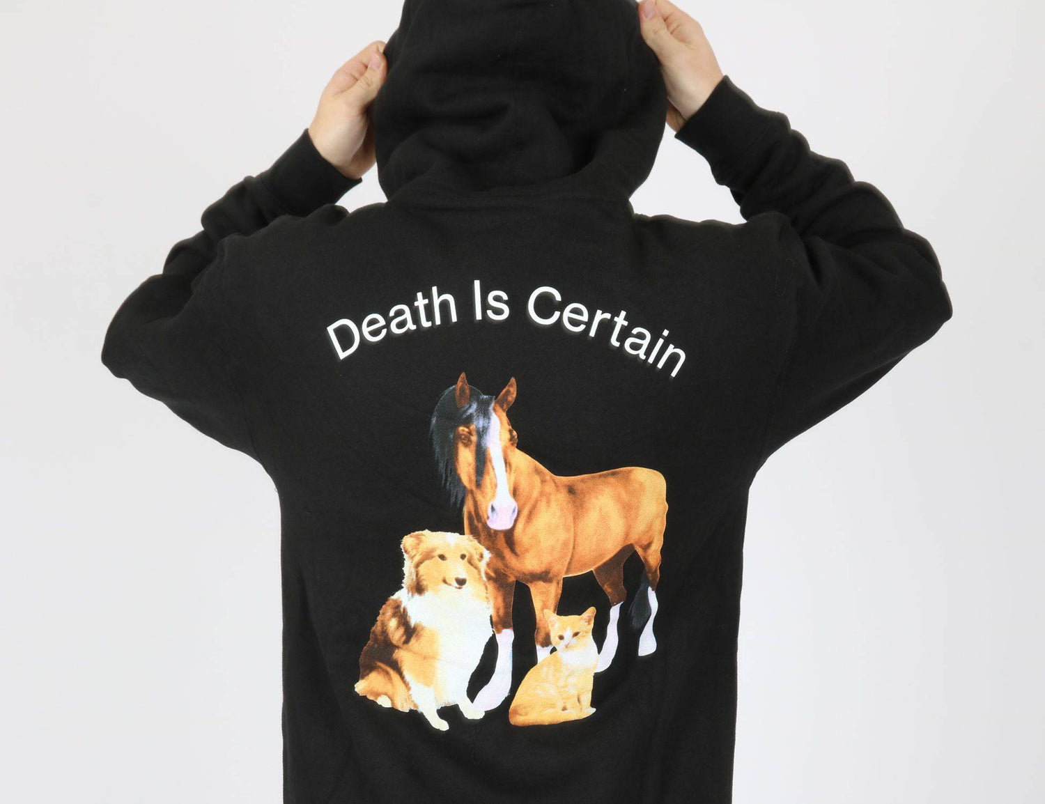 Pleasures Now Death Hoodie - Black - Blowout Skateshop