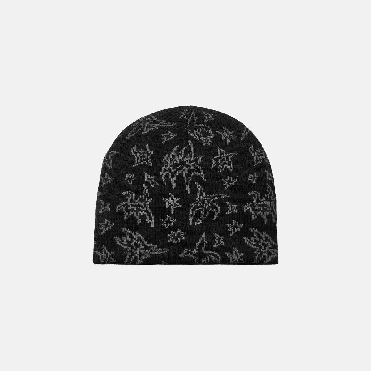 Poetic Collective Nocturnal Skull Beanie - Black – Produktansicht