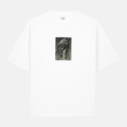 Poetic Collective Thinking About You T-Shirt - White – Vorderansicht