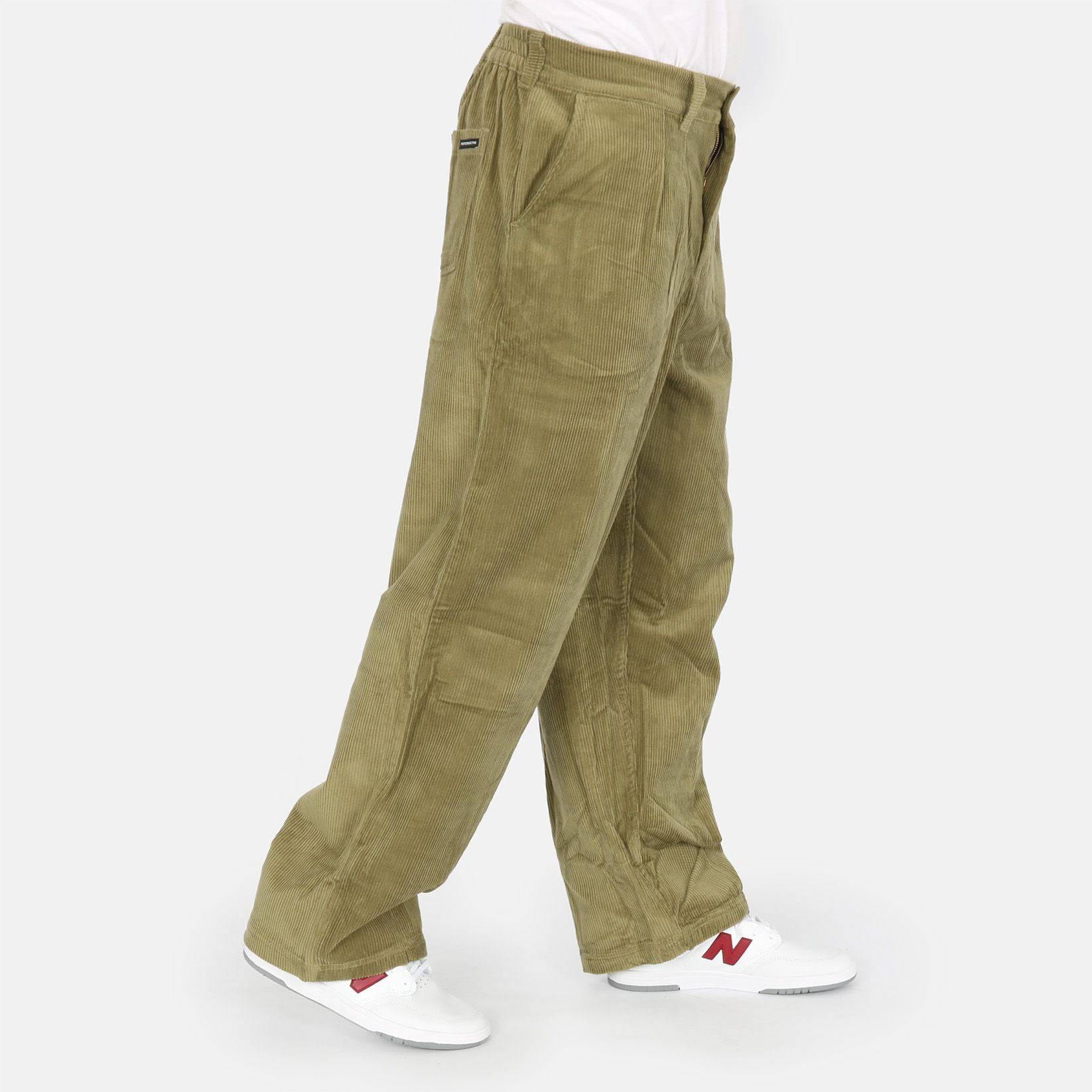 Poetic Collective Ballon Corduroy Pant - Olive Green - Blowout Skateshop