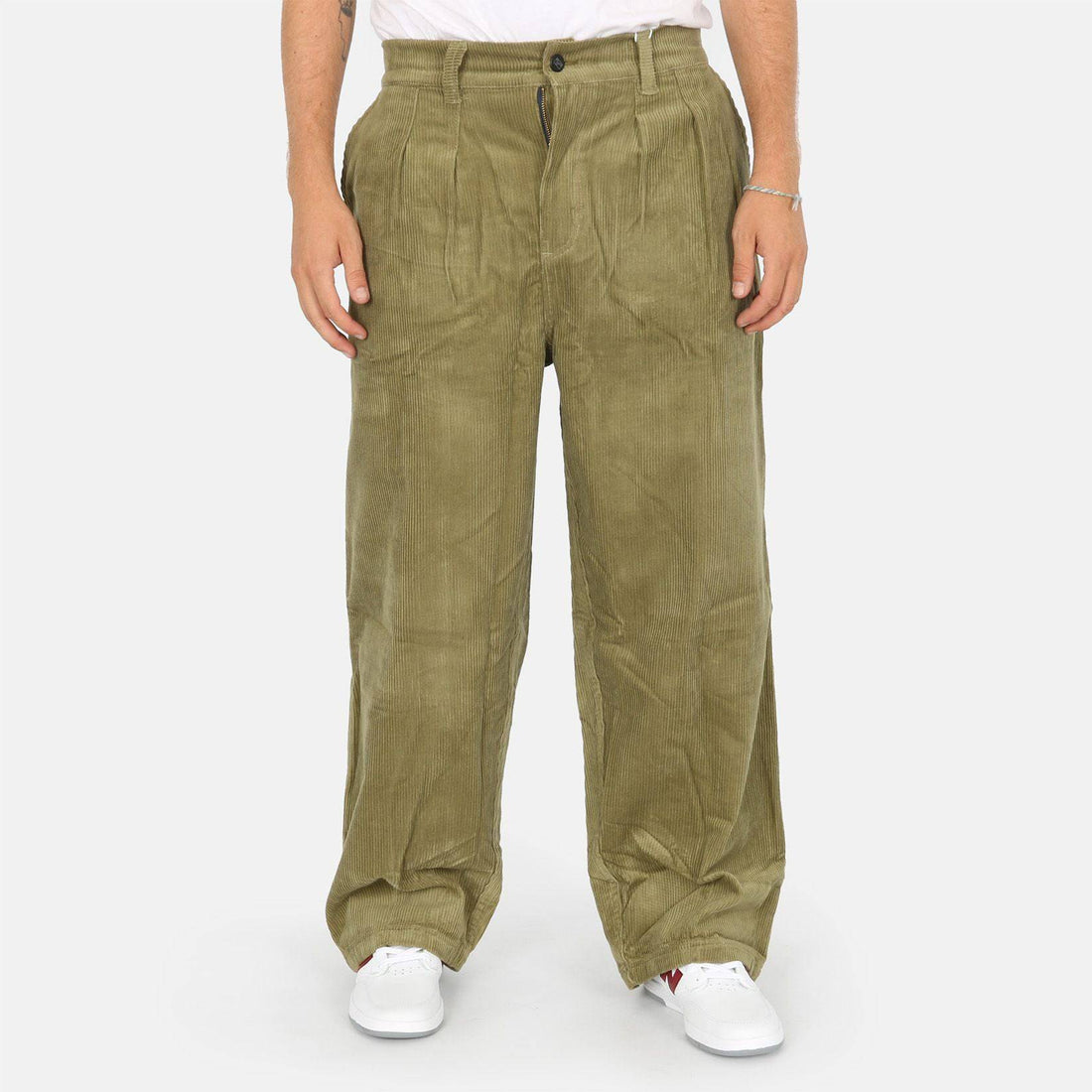 Poetic Collective Ballon Corduroy Pant - Olive Green - Blowout Skateshop