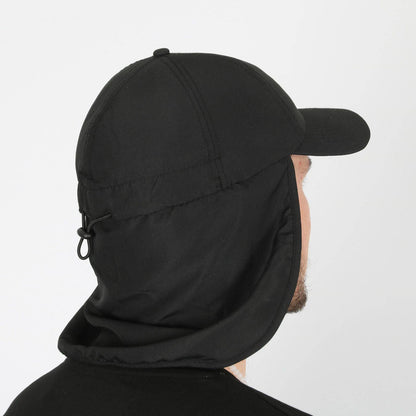 Poetic Collective Sun Flap Cap - Black - Blowout Skateshop