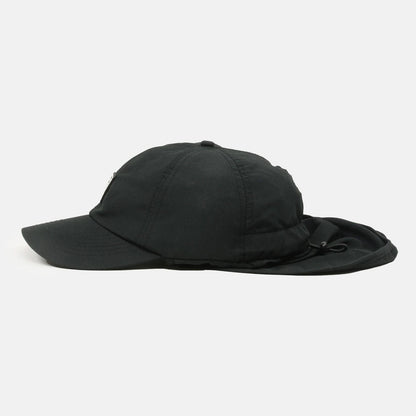 Poetic Collective Sun Flap Cap - Black - Blowout Skateshop