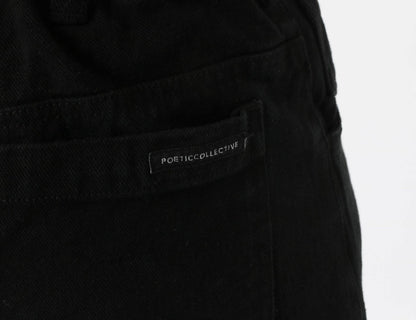 Poetic Collective Tapered Pant - Black Denim - Blowout Skateshop