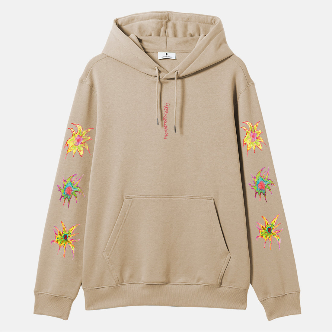 Poetic Collective Arm Tribal Hoodie - Brown Braun Bild 1