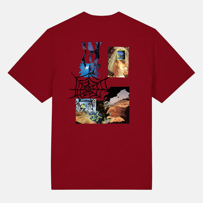 Poetic Collective Bride Collage T-Shirt - Red Rot Bild 1