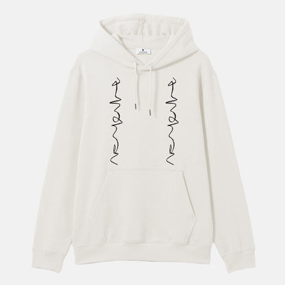 Poetic Collective Crayon Chain Hoodie - Ivory Bild 1