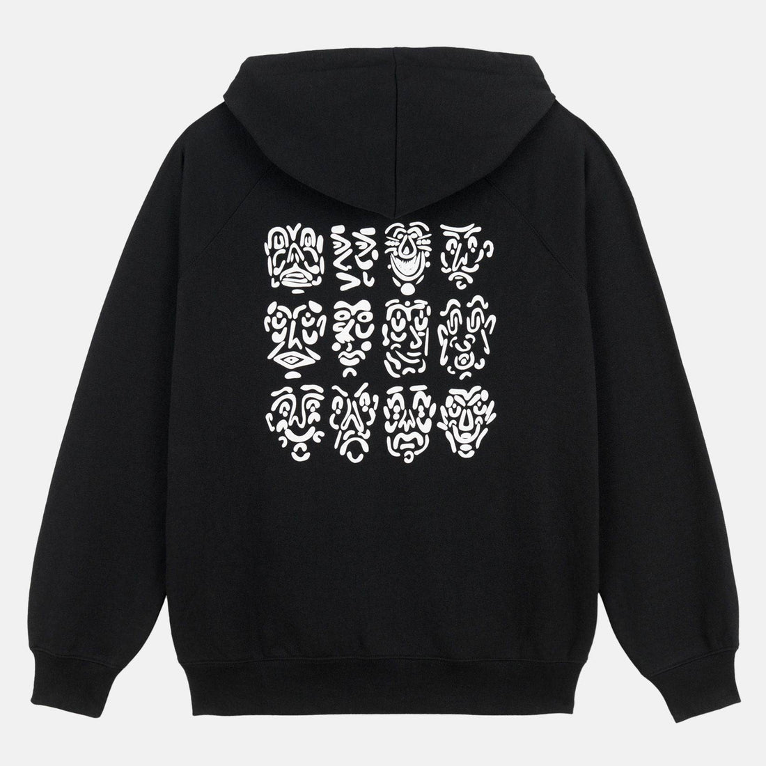 Polar Skate Co. 12 Faces Default Zip Hoodie - Black - Blowout Skateshop