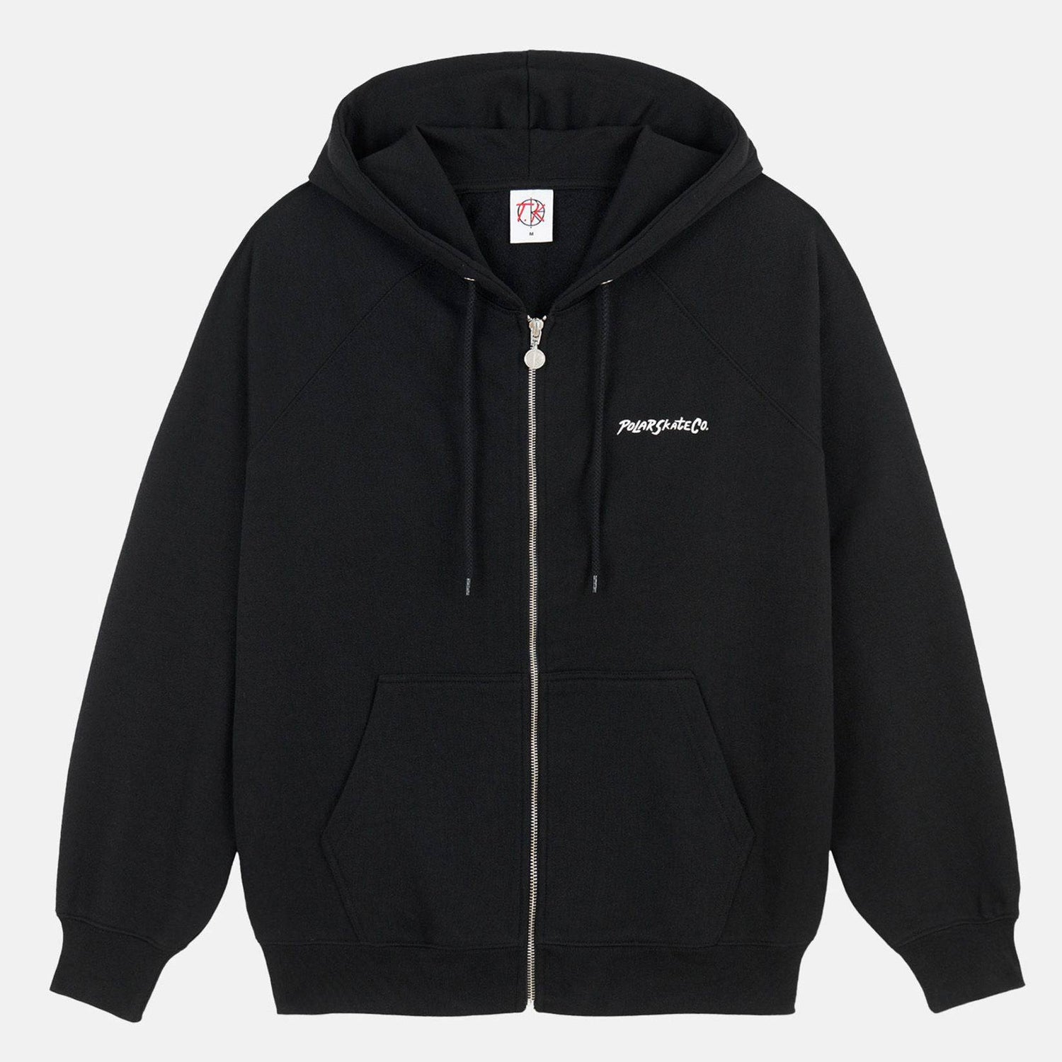 Polar Skate Co. 12 Faces Default Zip Hoodie - Black - Blowout Skateshop