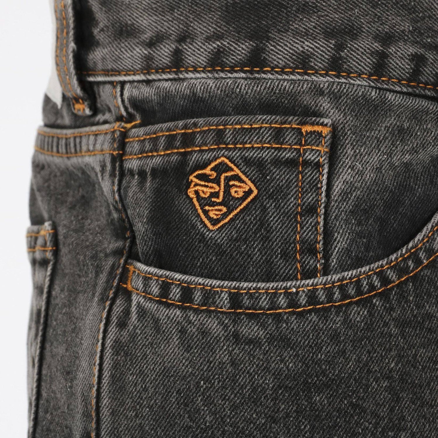 Polar Skate Co. 89! Denim Pant - Washed Black - Blowout Skateshop