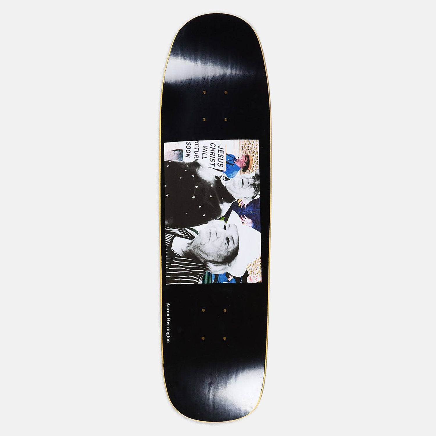 Polar Skate Co. Aaron Herrington Return Soon 8.625 Deck - Black - Blowout Skateshop