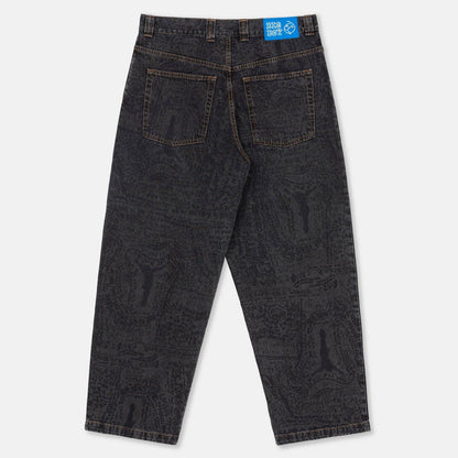 Polar Skate Co. Big Boy Pants Exist - Washed Black - Blowout Skateshop